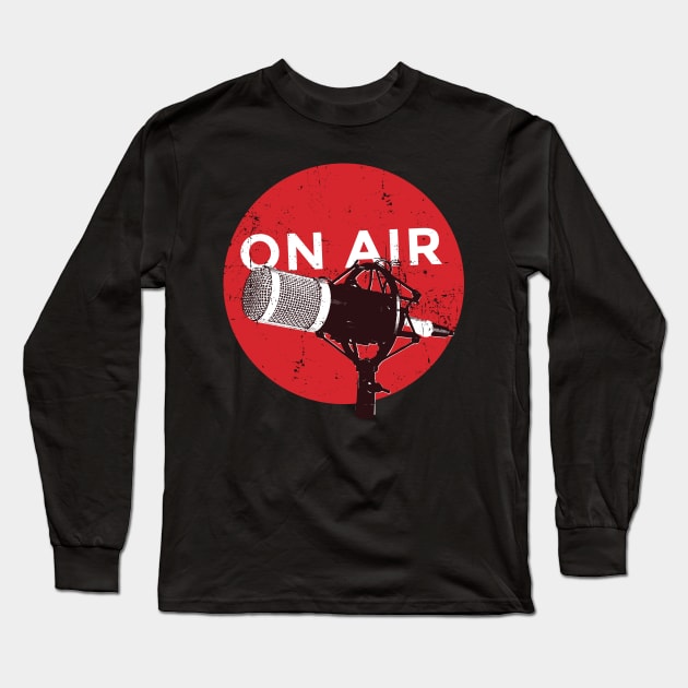 RADIO ON AIR Long Sleeve T-Shirt by madeinchorley